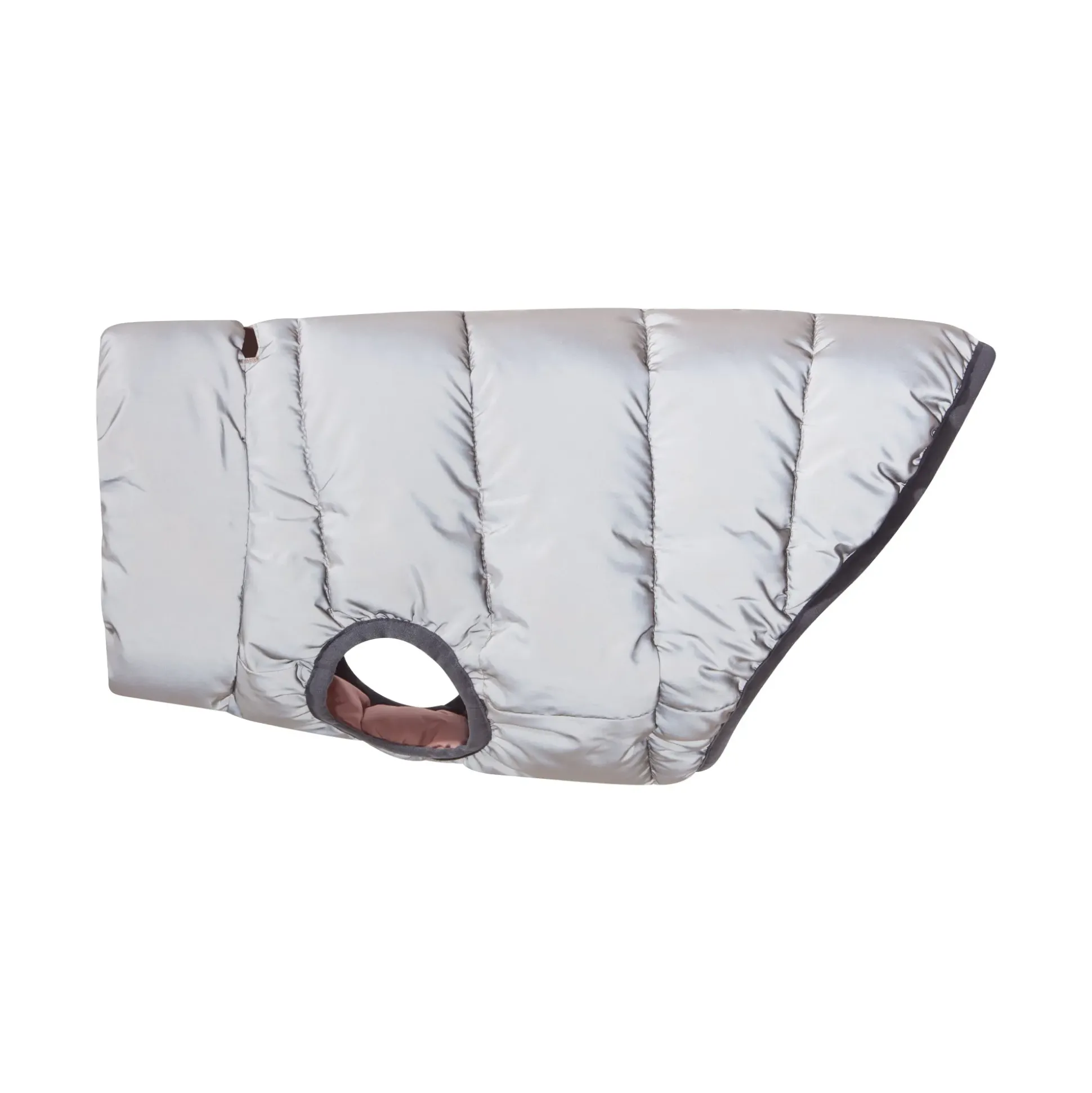 Fetch Padded Dog Coat S - Faded Pink/Ice Grey/Washed Blue