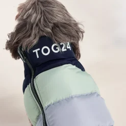 Fetch Padded Dog Coat XS - Oxford Blue/Light Mist/Lavender Grey
