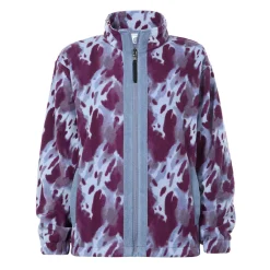 Firan Womens Relaxed Fit Microfleece Jacket - Smokey Blue Print
