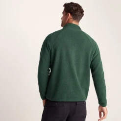 Flaxley Mens Sherpa Fleece - Racing Green Landscape Print