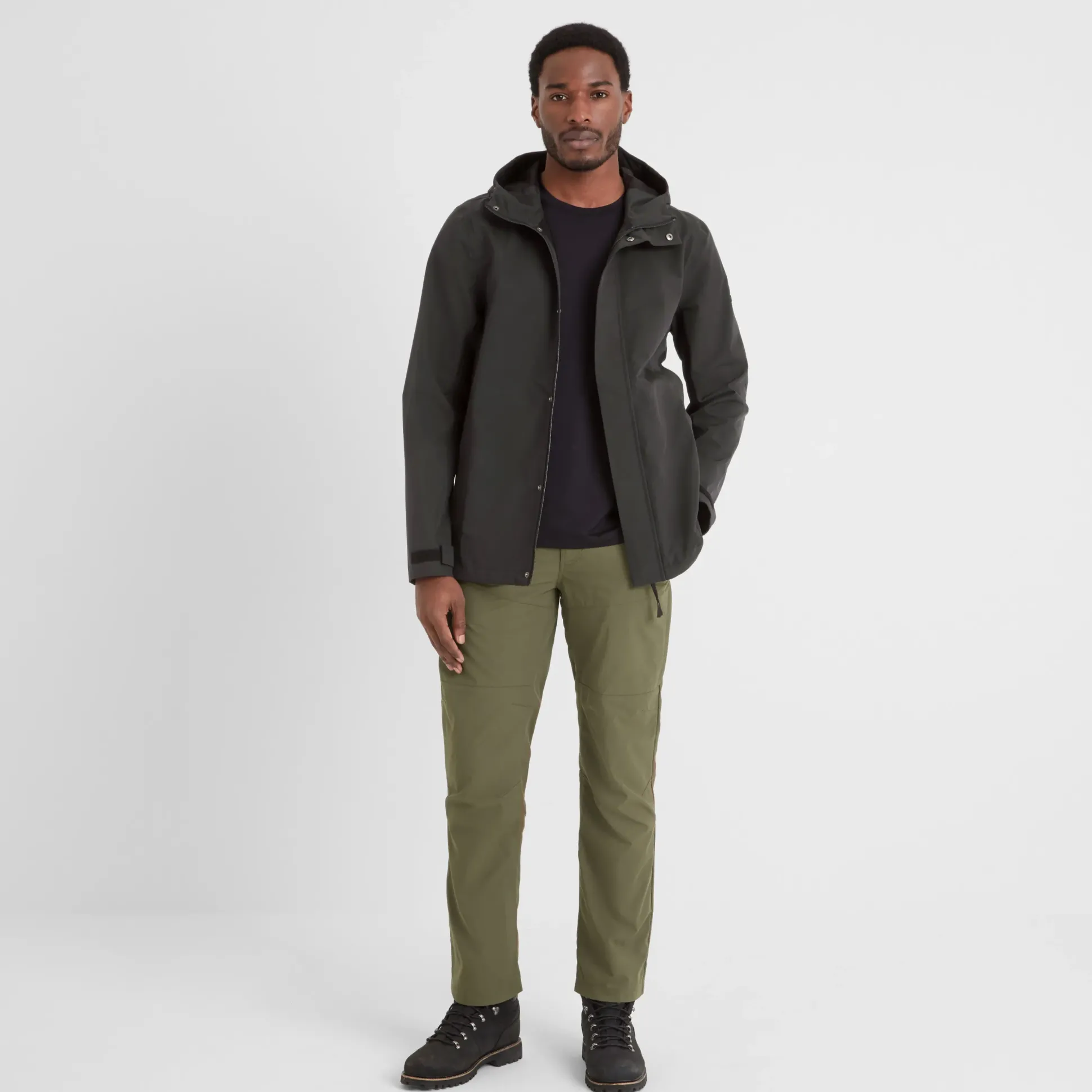 Flynn Mens Waterproof Jacket - Black