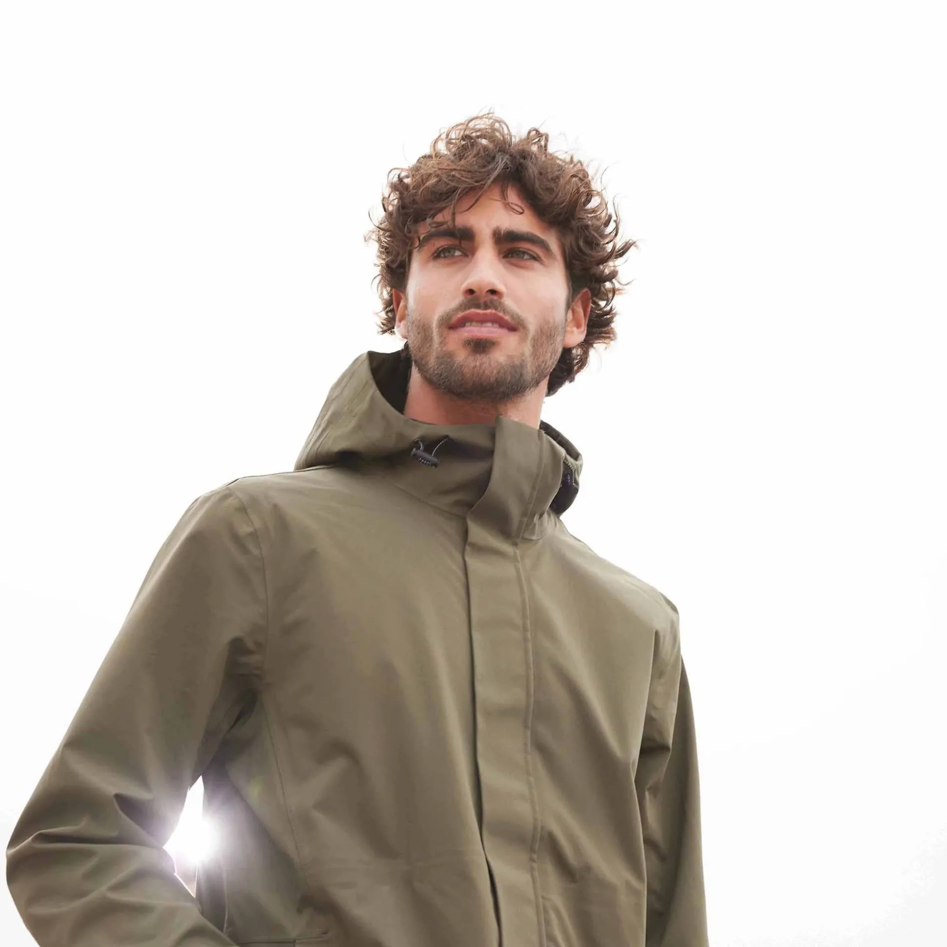 Flynn Mens Waterproof Jacket - Moss Green