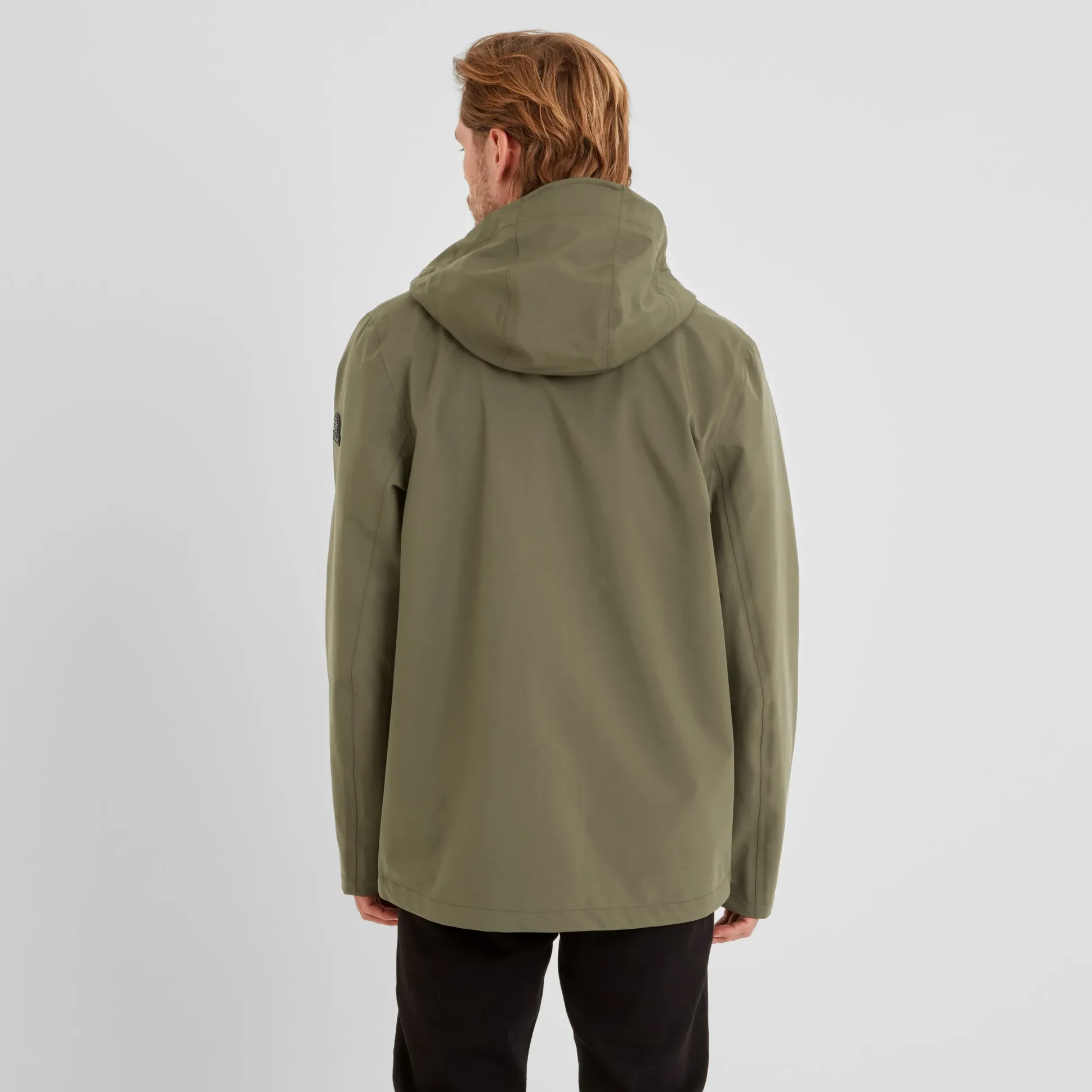 Flynn Mens Waterproof Jacket - Moss Green