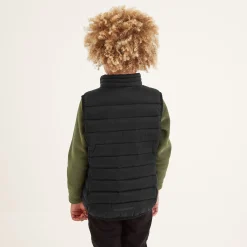 Gibson Kids Insulated Padded Gilet - Black