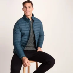 Gibson Mens Insulated Padded Jacket - Lagoon Blue