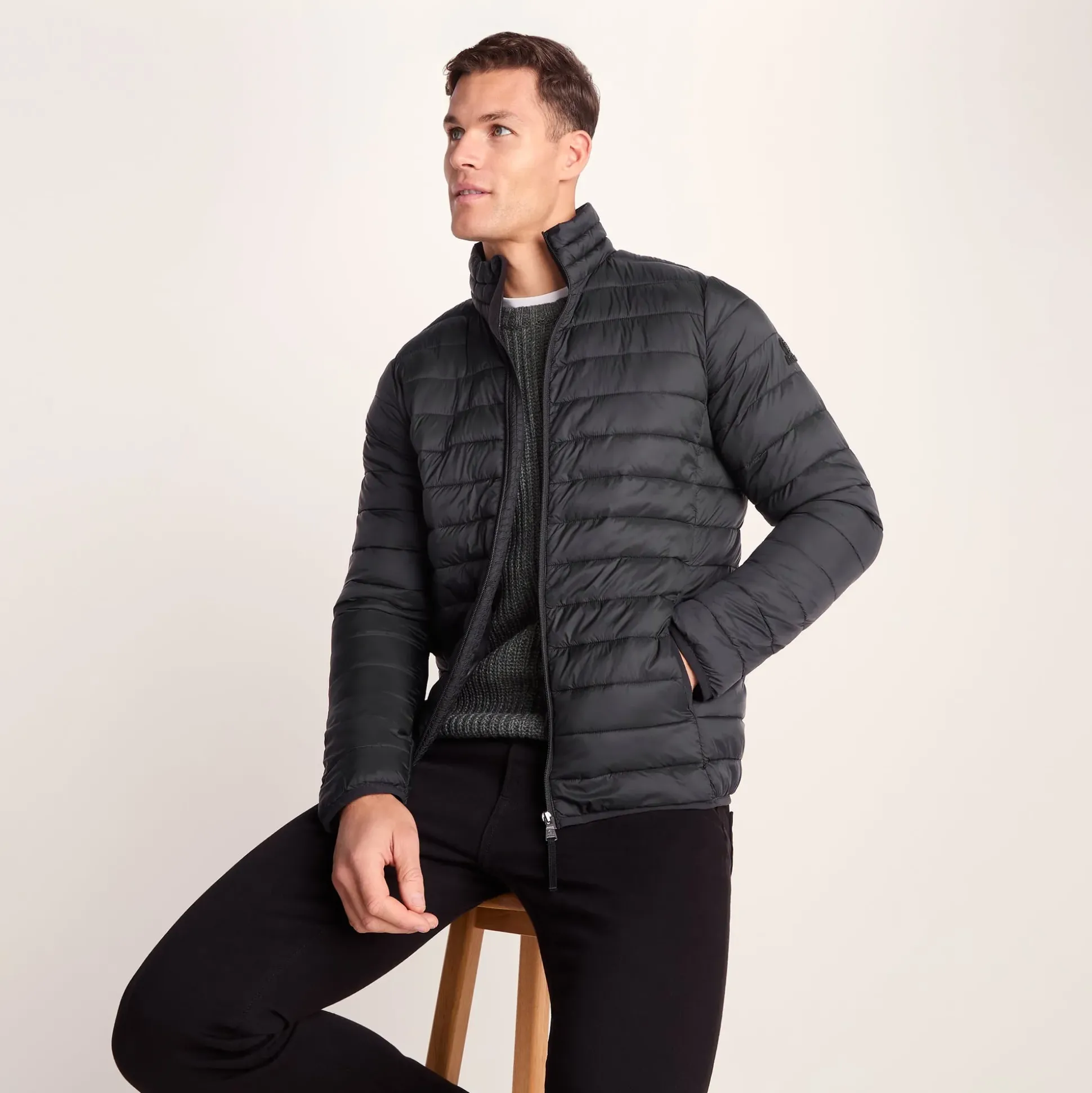 Gibson Mens Insulated Padded Jacket - Black
