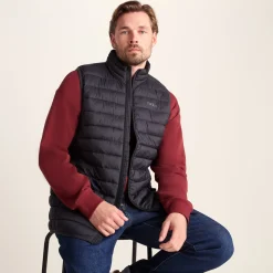 Gibson Mens Insulated Padded Gilet - Black