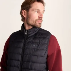 Gibson Mens Insulated Padded Gilet - Black