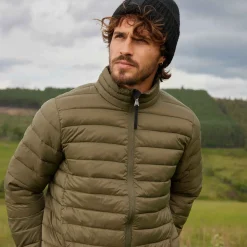 Gibson Mens Insulated Padded Jacket - Khaki