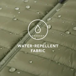 Gibson Mens Insulated Padded Jacket - Khaki