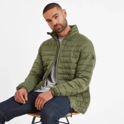 Gibson Mens Insulated Padded Jacket - Khaki