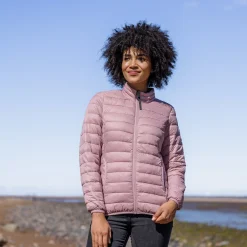 Gibson Womens Insulated Padded Jacket - Faded Pink