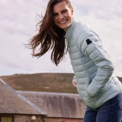 Gibson Womens Insulated Padded Jacket - Ice Blue