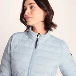 Gibson Womens Insulated Padded Jacket - Ice Blue
