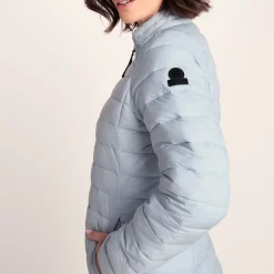 Gibson Womens Insulated Padded Jacket - Ice Blue
