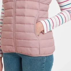 Gibson Womens Insulated Padded Gilet - Faded Pink