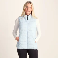Gibson Womens Insulated Padded Gilet - Ice Blue