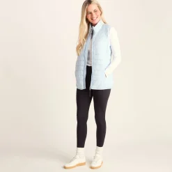 Gibson Womens Insulated Padded Gilet - Ice Blue