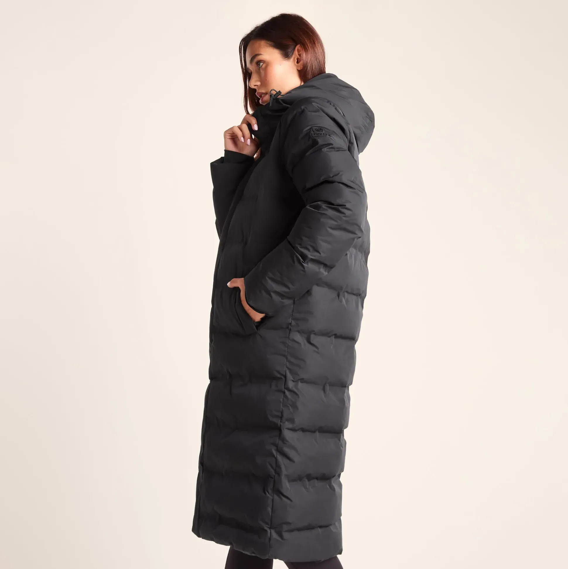Glaston Womens Shower Resistant Insulated Parka - Black