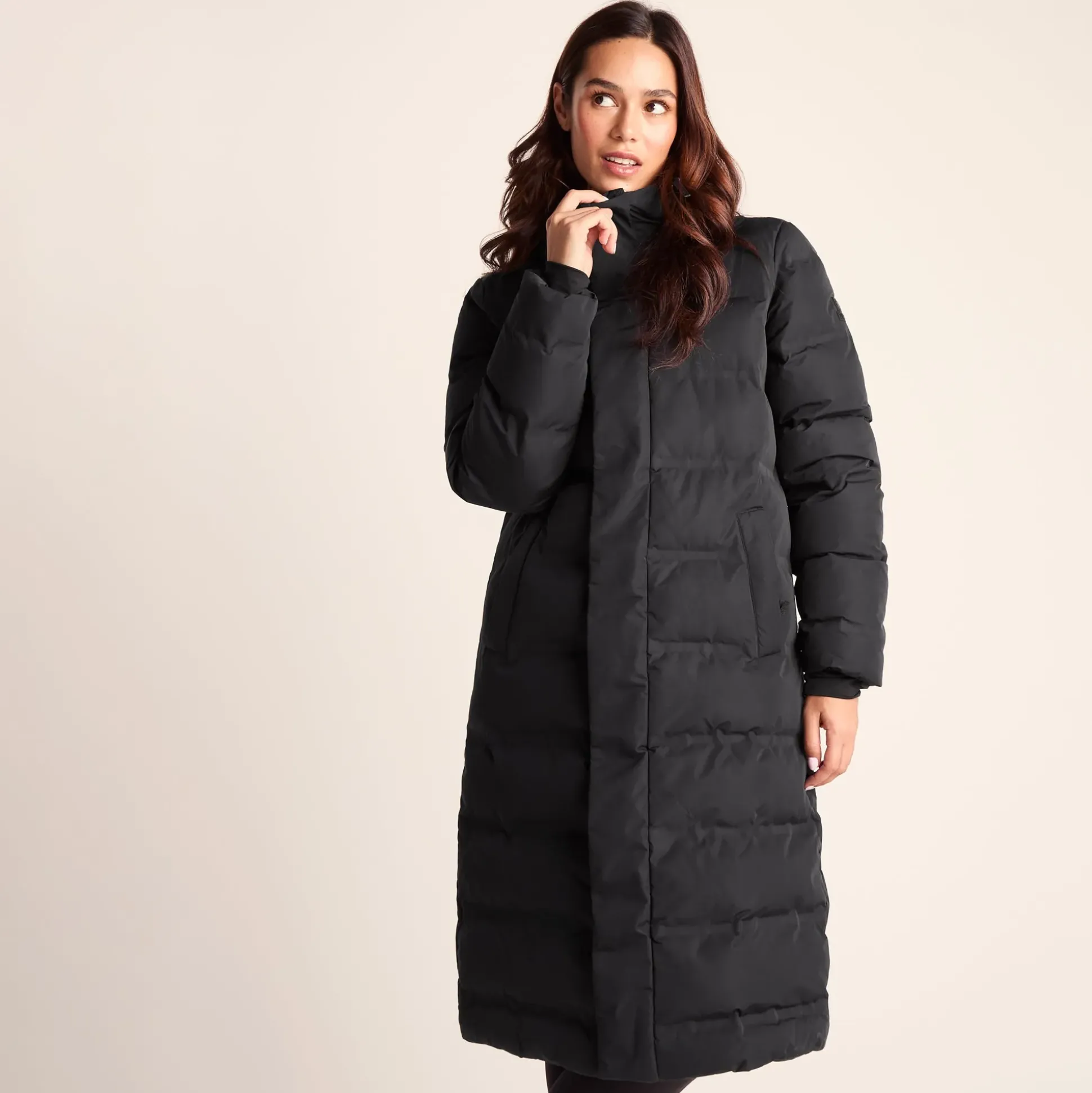 Glaston Womens Shower Resistant Insulated Parka - Black