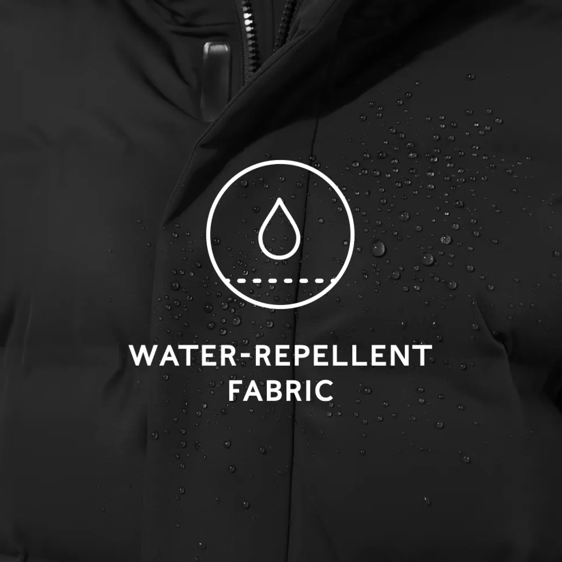 Glaston Womens Shower Resistant Insulated Parka - Black