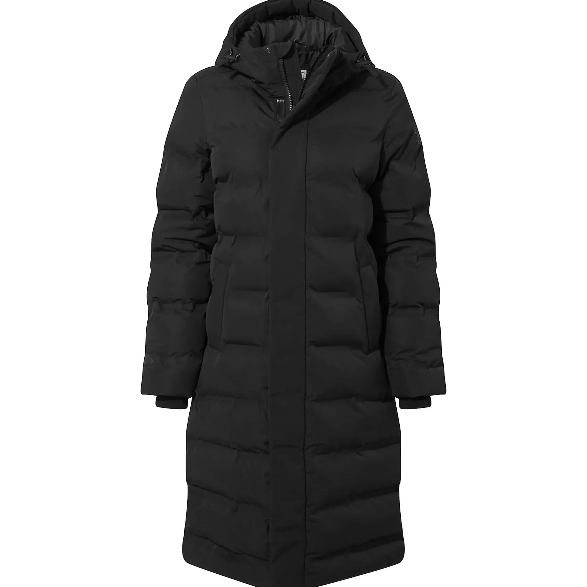 Glaston Womens Shower Resistant Insulated Parka - Black