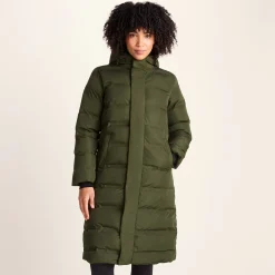 Glaston Womens Shower Resistant Insulated Parka - Dark Green