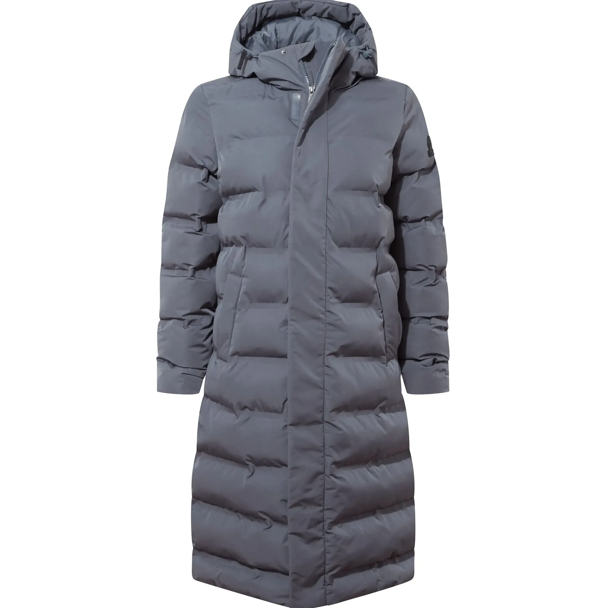 Glaston Womens Shower Resistant Insulated Parka - Washed Blue