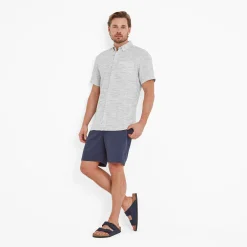 Greyson Mens 100% Cotton Short Sleeve Supersoft Shirt - Optic White