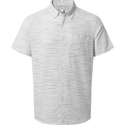 Greyson Mens 100% Cotton Short Sleeve Supersoft Shirt - Optic White