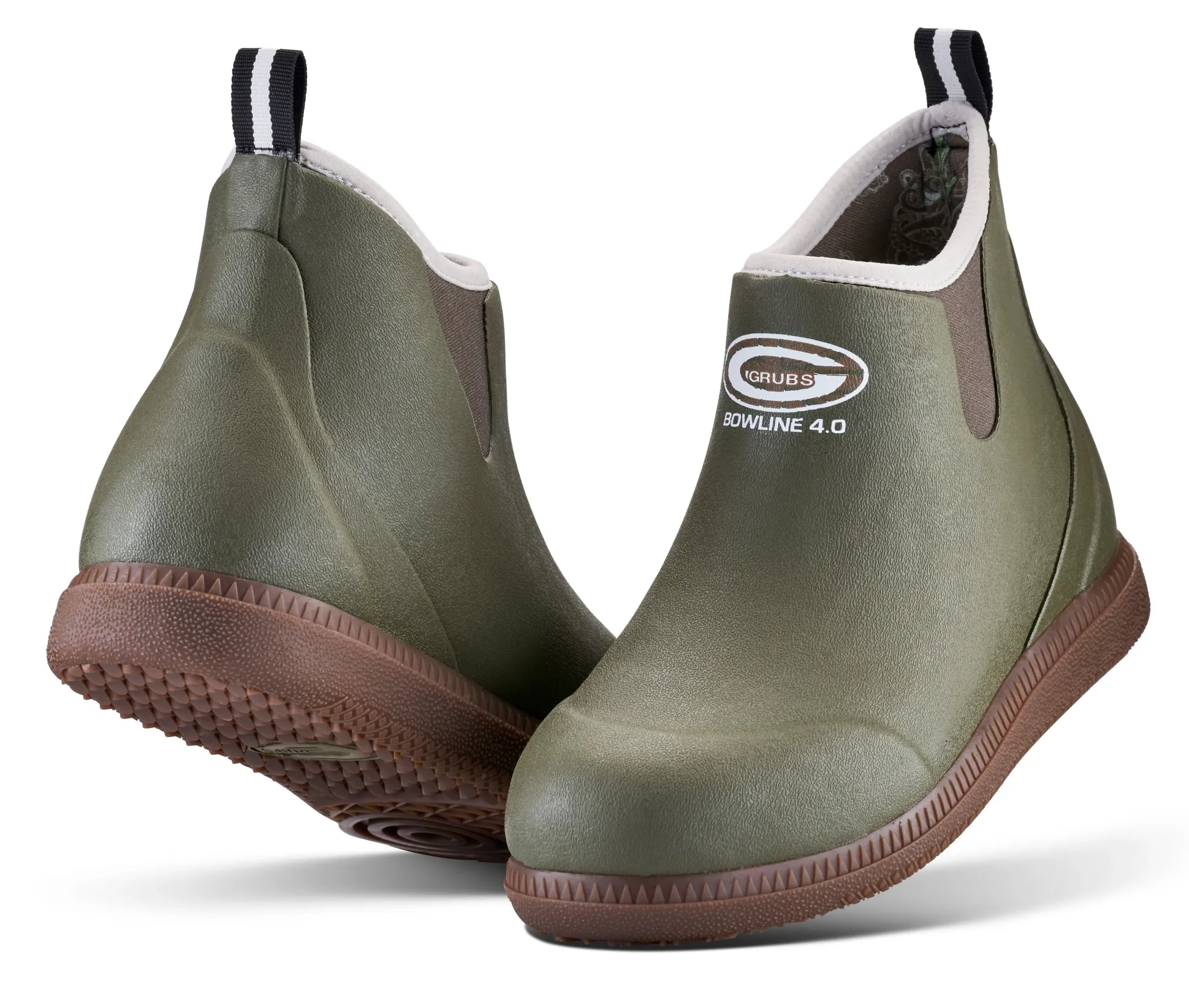 Grubs Boots Bowline Unisex Ankle Wellington - Green