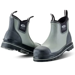 Grubs Boots Ceramic Driver Safety Mid Height Wellington Mens - Black