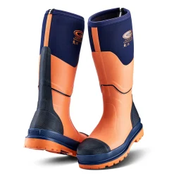 Grubs Boots Ceramic Safety Wellington Mens - Blue