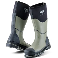 Grubs Boots Ceramic Safety Wellington Mens - Black