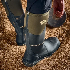 Grubs Boots Fenline Wellies Mens - Green