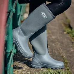 Grubs Boots Frostline Classic Wellies Womens - Stormy Grey