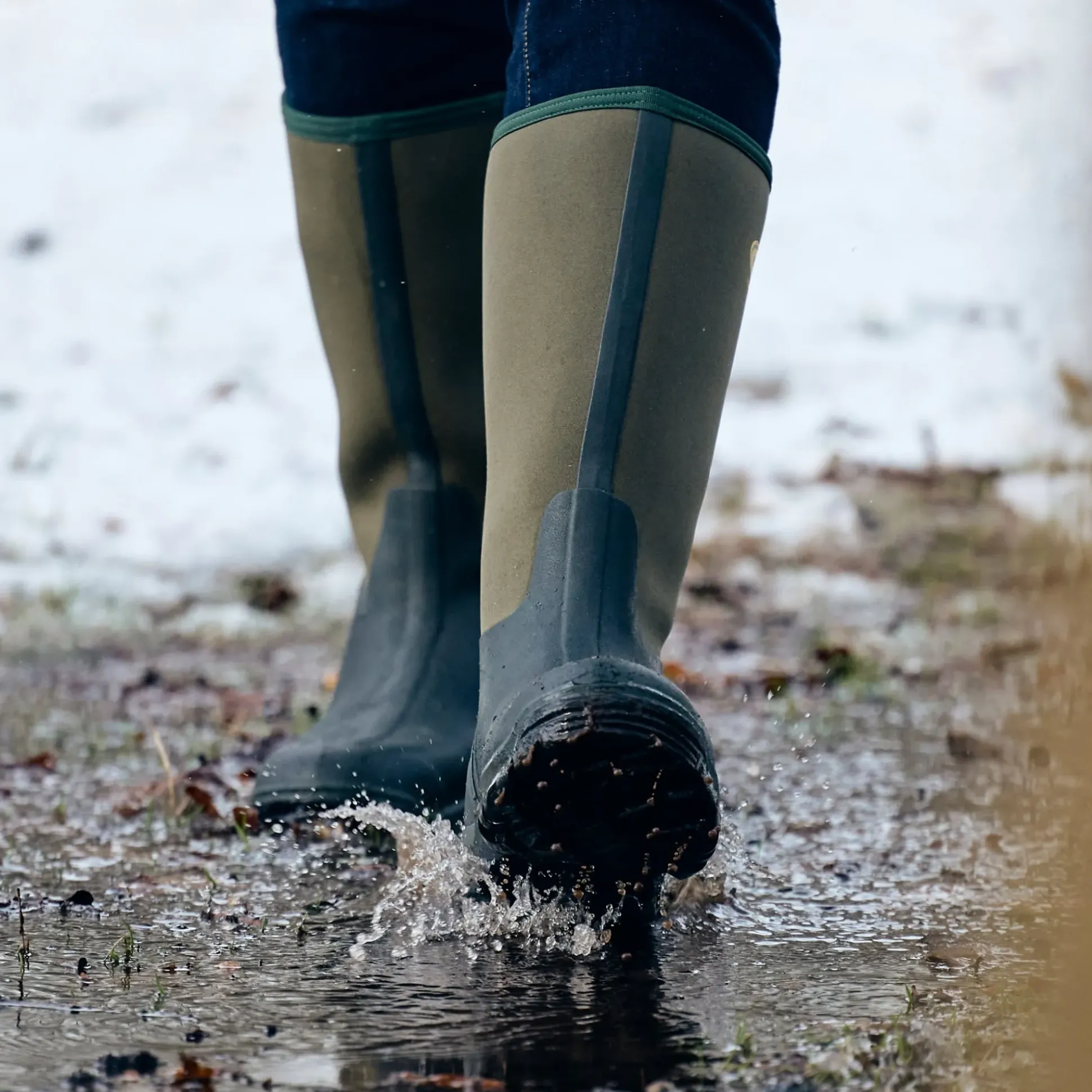 Grubs Boots Frostline Unisex Classic Wellies - Green