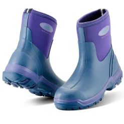Grubs Boots Midline Mid Height Wellies Womens - Purple