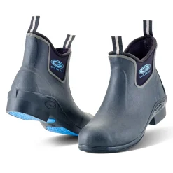 Grubs Boots Outline Equestrian Ankle Wellington Womens - Black