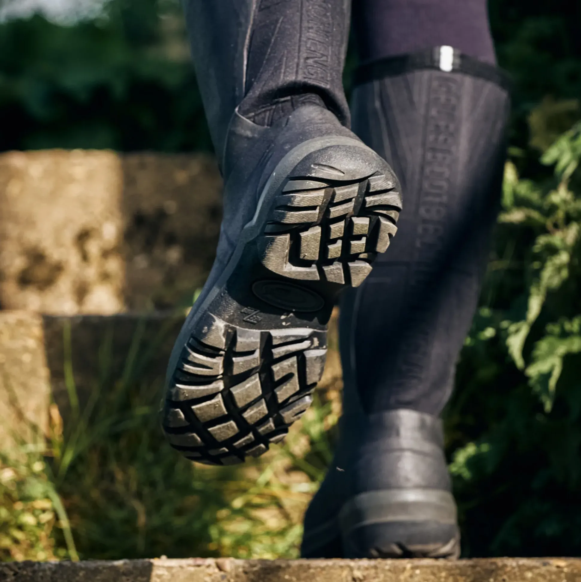 Grubs Boots Rainline Wellies Womens - Black