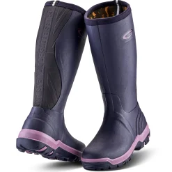 Grubs Boots Rainline Wellies Womens - Purple