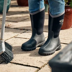 Grubs Boots Tideline Wellies Unisex - Black