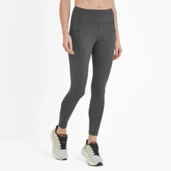 Haller Womens Performance Leggings - Dark Grey Marl