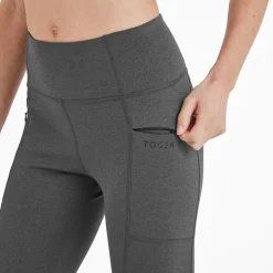 Haller Womens Performance Leggings - Dark Grey Marl