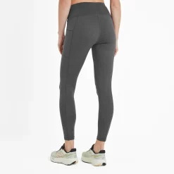 Haller Womens Performance Leggings - Dark Grey Marl
