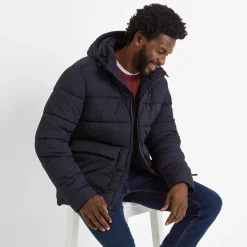 Hamilton Mens Padded Parka - Black