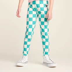 Harri Kids Shaun the Sheep Legging - Spearmint Woolly Checkerboard