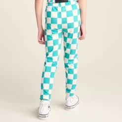 Harri Kids Shaun the Sheep Legging - Spearmint Woolly Checkerboard