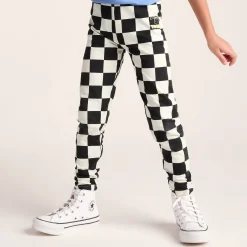 Harri Kids Shaun the Sheep Legging - Black Woolly Checkerboard
