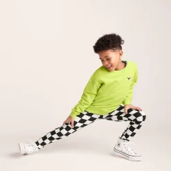Harri Kids Shaun the Sheep Legging - Black Woolly Checkerboard